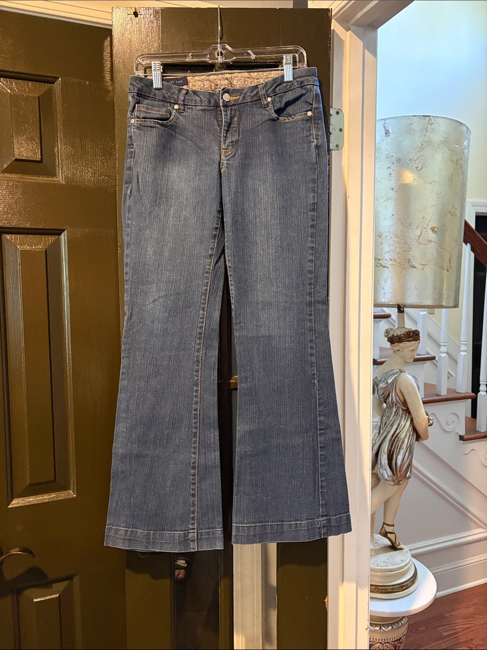 Ashley Mason Dark Blue Wide Leg Jeans